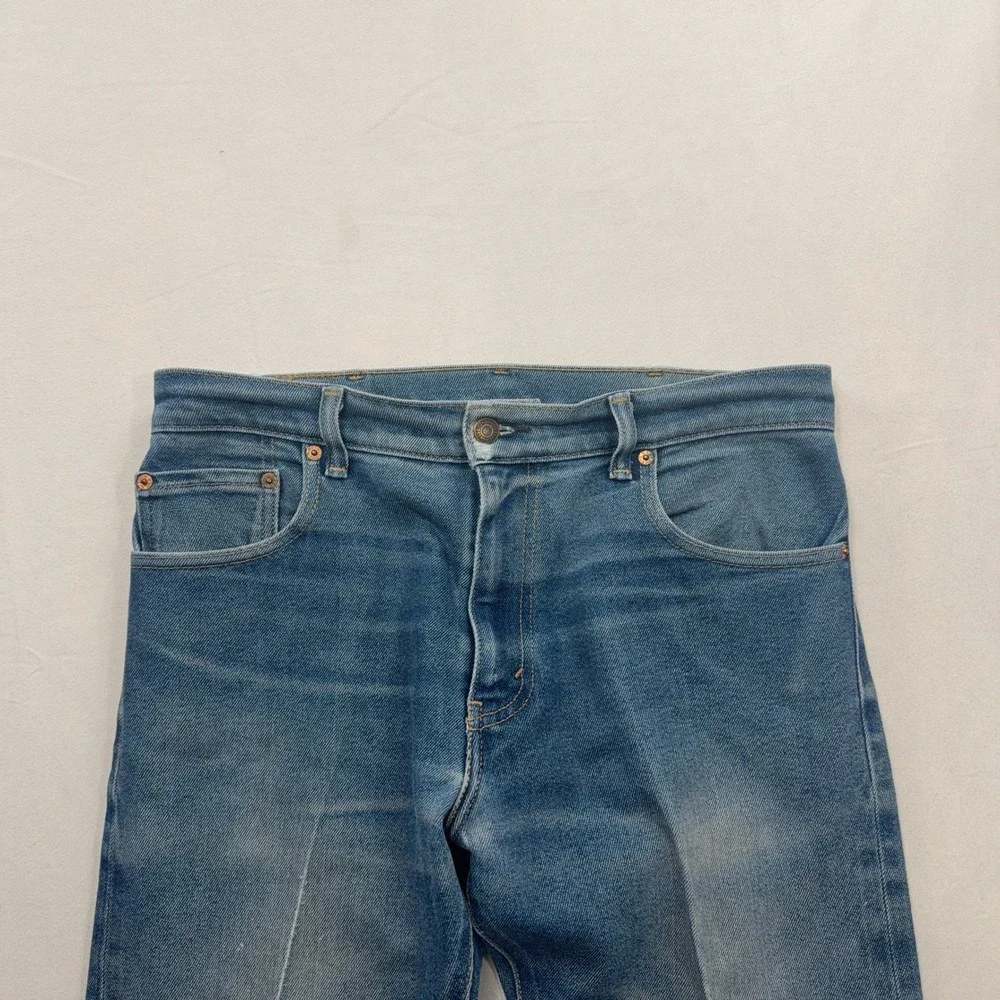 Levi's Jeans 517 Bootcut Permanent Crease Medium Wash Blue Mens 34x26